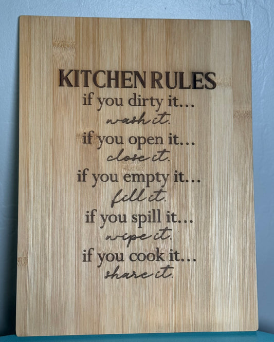 Engraved Cutting Board