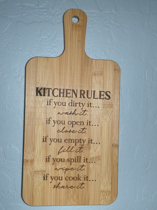 Engraved Cutting Board