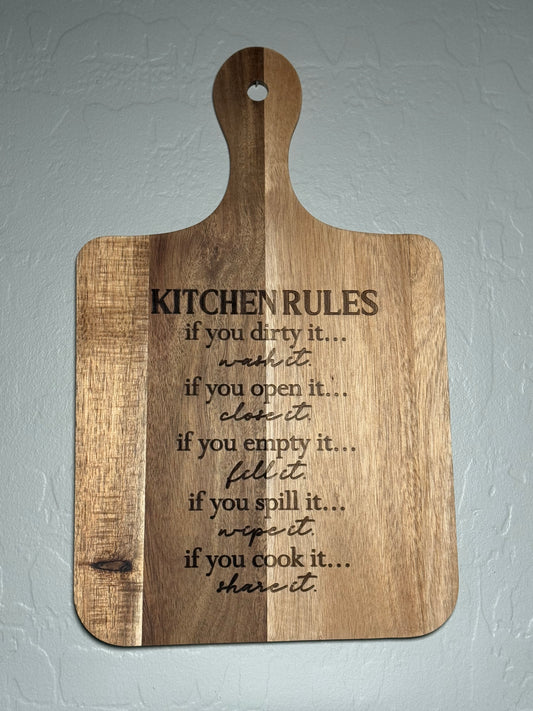 Engraved Cutting Board